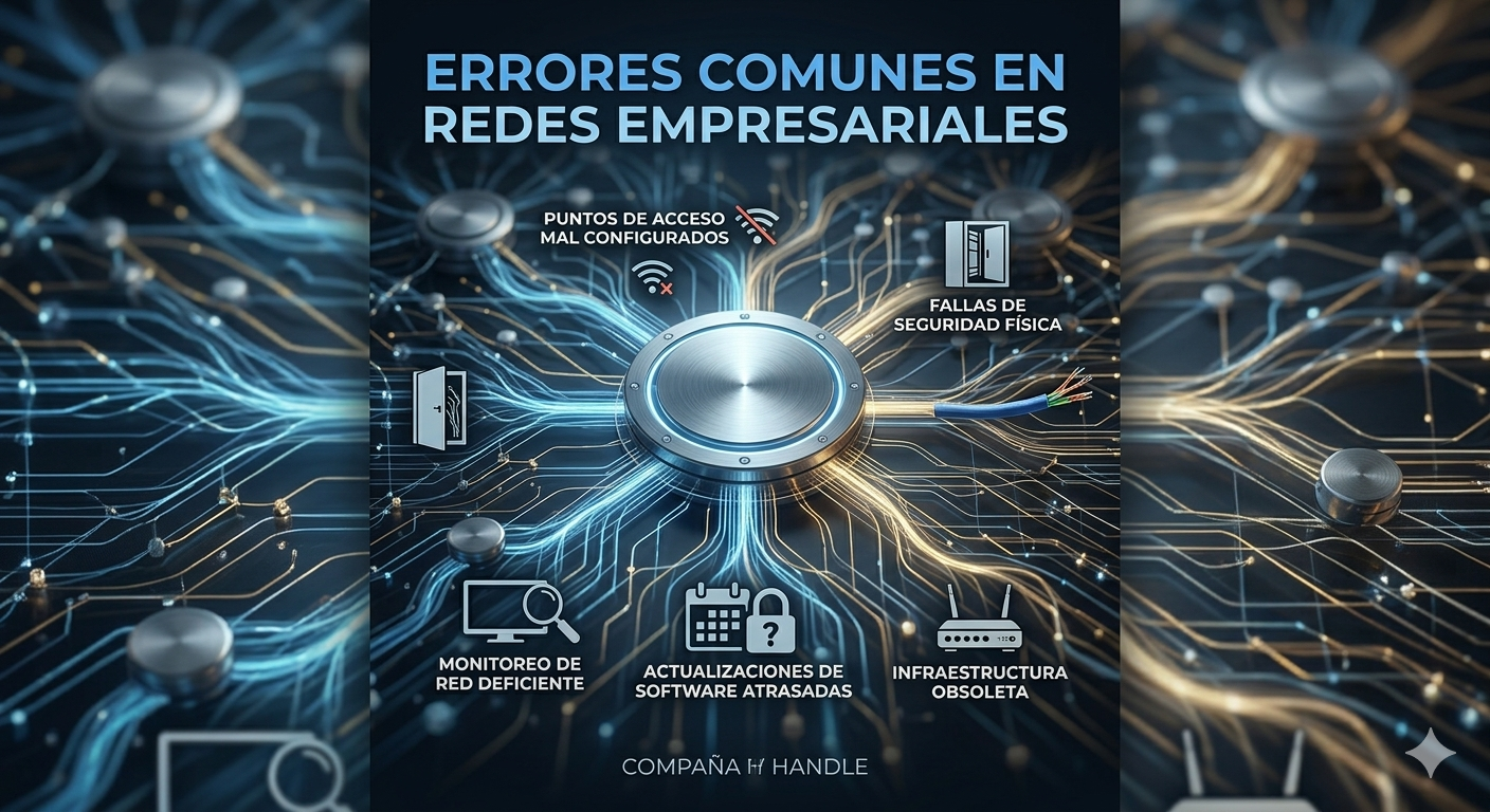 Errores comunes en redes empresariales que pueden costarte caro 🚨